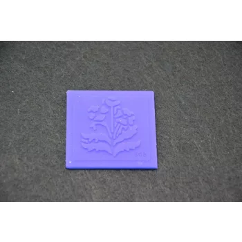   MARCIPÁN/FONDANT MINTÁZÓ, SZILIKON, LAP PITYPANG (6,5X6,5 CM)