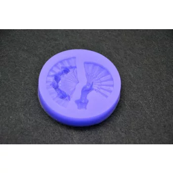 MARCIPÁN/FONDANT MINTÁZÓ, SZILIKON, LEGYEZŐ (7CM)