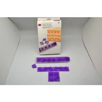 MARCIPÁN/FONDANT KISZÚRÓ MŰA. HULLÁM-VIRÁG