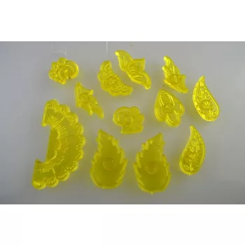   MARCIPÁN/FONDANT MINTÁZÓ TÖBBRÉSZES MŰA. VIRÁGOS ORNAMENTIKA