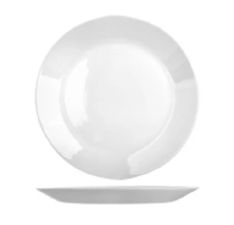 TÁNYÉR LAPOS OPÁL 27CM FEHÉR