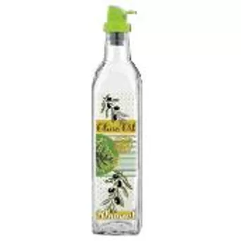 OLAJ/ECET KIÖNTŐ ÜVEG SZÖGLETES 500 ML 'OLIVA'