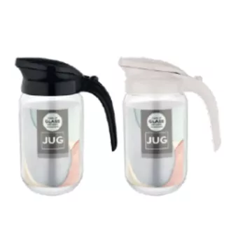 KANCSÓ ÜVEG 1000ML MŰANYAG FEDŐVEL 2F.