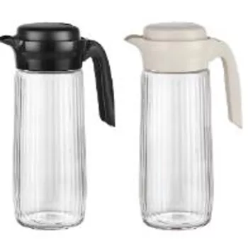 KANCSÓ ÜVEG BORDÁZOTT 1500ML MŰANYAG FEDŐVEL  2F.
