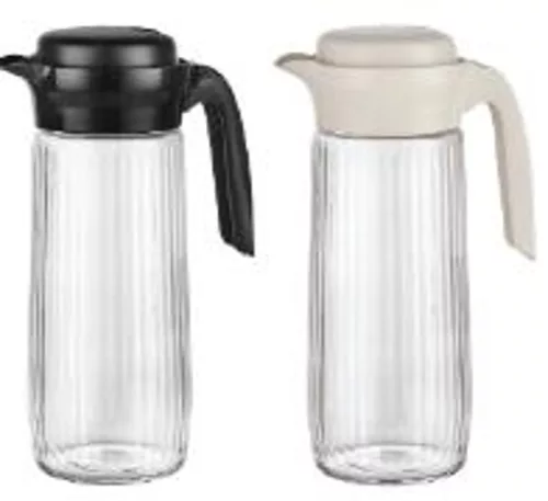 KANCSÓ ÜVEG BORDÁZOTT 1500ML MŰANYAG FEDŐVEL  2F.