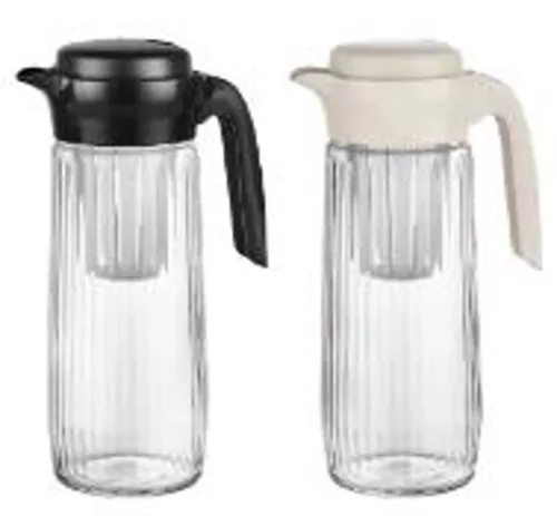 KANCSÓ ÜVEG BORDÁZOTT 1500ML MŰANYAG FEDŐVEL 2F. SZŰRŐS
