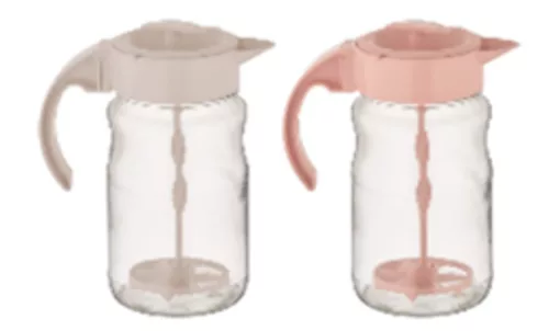 KANCSÓ ÜVEG BEÉPÍTETT KEVERŐVEL ÉS MŰANYAG FEDÉLLEL 1700ML 2F.
