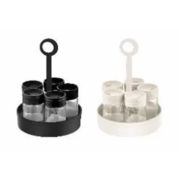 FÜSZERTARTÓ KÉSZLET ÜVEG 5DB-OS 105ML  2F.