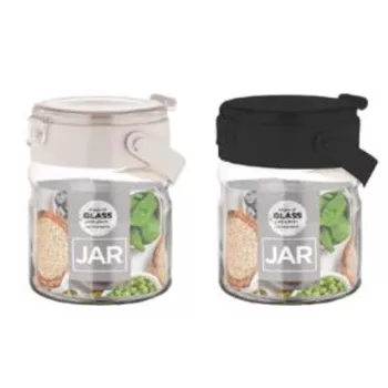 FŰSZERTARTÓ ÜVEG, MŰA. FEDÉLLEL 900ML 2F.