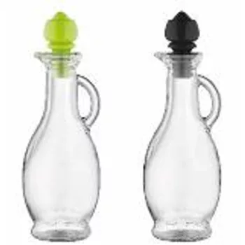 OLAJKIÖNTŐ ÜVEG, MŰA. FEDÉLLEL 250ML 2F.