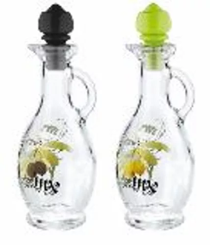 OLAJKIÖNTŐ ÜVEG, MŰA. FEDÉLLEL 250ML 2F.