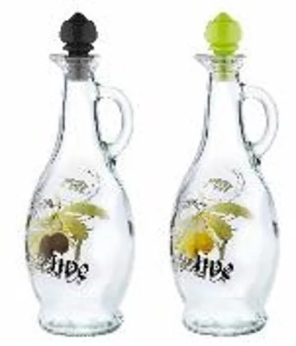 OLAJKIÖNTŐ ÜVEG, MŰA. FEDÉLLEL 750ML 2F.