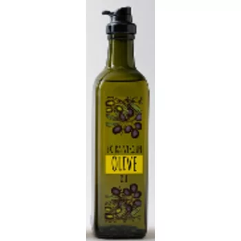 OLAJKIÖNTŐ ÜVEG, MŰA. FEDÉLLEL 750ML