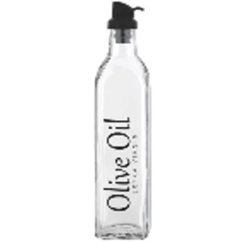OLAJKIÖNTŐ ÜVEG, MŰA. FEDÉLLEL 500ML