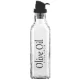 OLAJKIÖNTŐ ÜVEG, MŰA. FEDÉLLEL 250ML