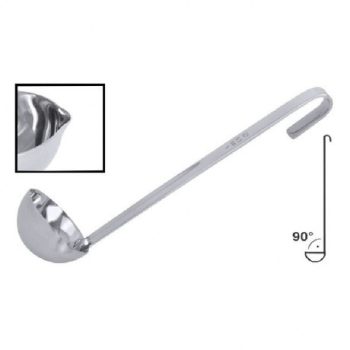   MERŐKANÁL MONOBLOCK MÉRTÉKJELLEL DERÉKSZÖGŰ CSŐRÖS 0,03L H:30CM D:5CM INOX 18/10